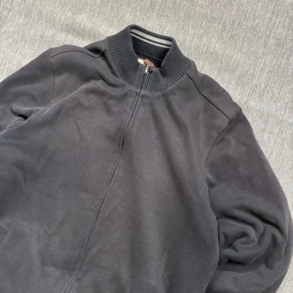 Marvin Richards heavy black zip up jacket - L - Picture 2 of 6